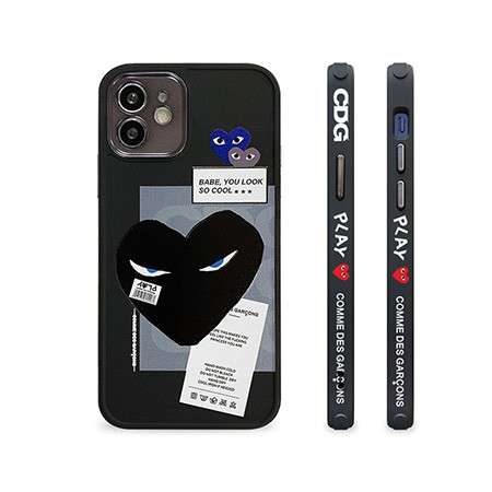 ハイブランド スマホケース アイフォン12 mini comme des garçons