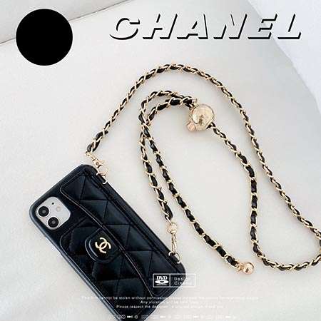 Chaneliphone13Proカバー金属ロゴ付き