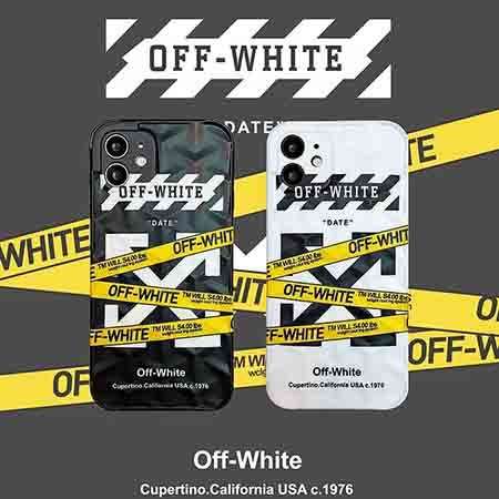 Off Whiteアイホン12ケースブランド字母プリント