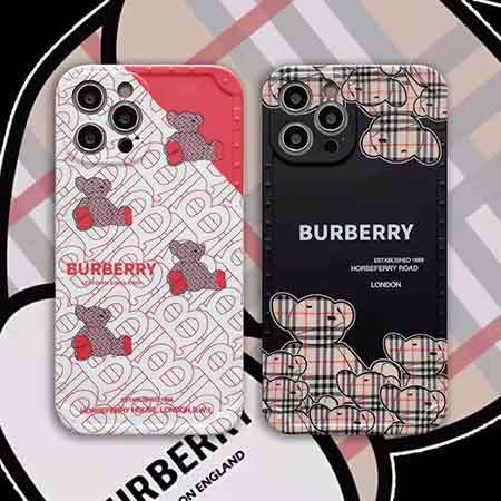 burberry風 アイホン12 カバー 