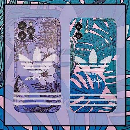 字母プリント iphone12プロ 携帯ケース adidas 