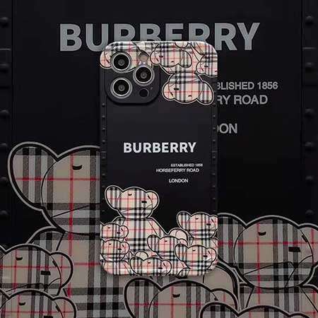 burberry風 アイホン12 カバー 