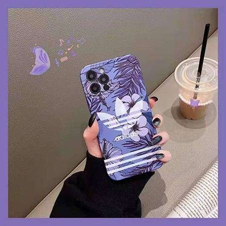 字母プリント iphone12プロ 携帯ケース adidas