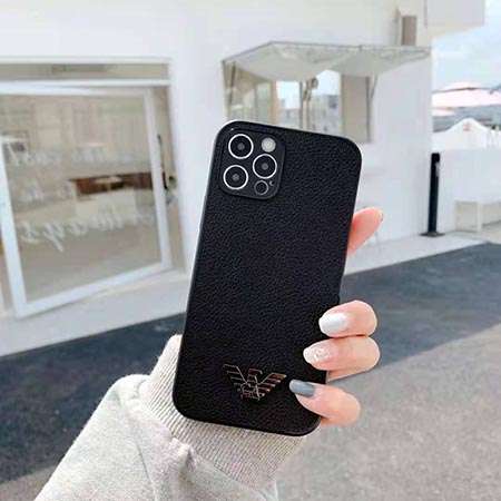 ブランド アルマーニ armani アイホン12pro ケース  小銭入れ