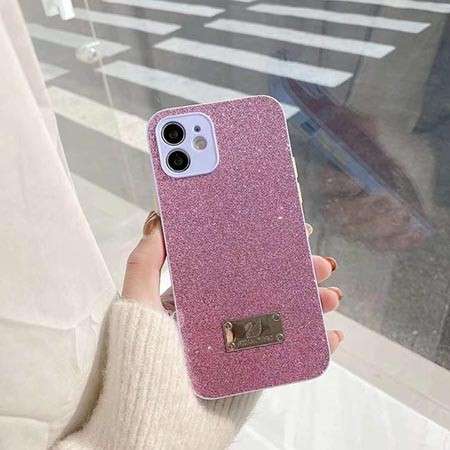 ハイブランド swarovski アイホン12pro 携帯ケース 