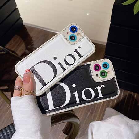 dior アイフォン 13promax/13pro 携帯ケース ライチテクスチャ