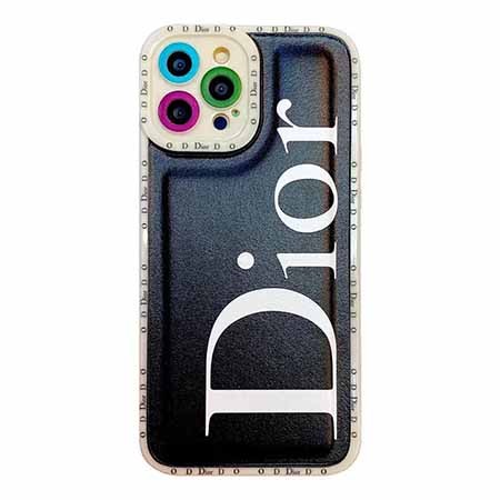 dior アイフォン 13promax/13pro 携帯ケース ライチテクスチャ
