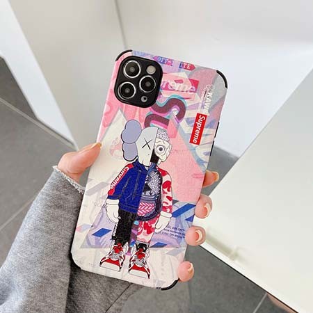 ブランド字母プリント iPhone 13 kaws 保護ケース