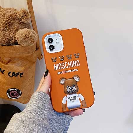 アイフォーン13 mini/13スマホケースモスキーノブランド字母プリント