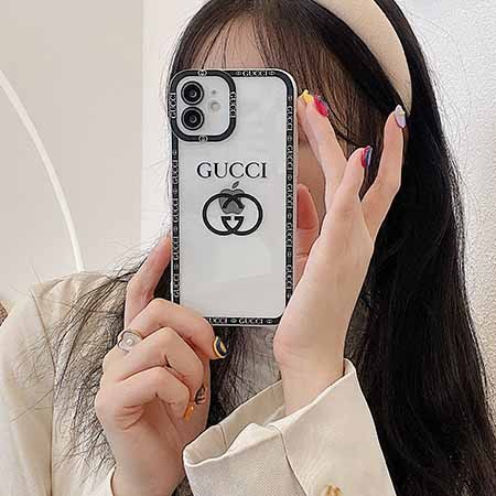 Gucci アイフォン 12 Pro ブランド字母プリント 携帯ケース