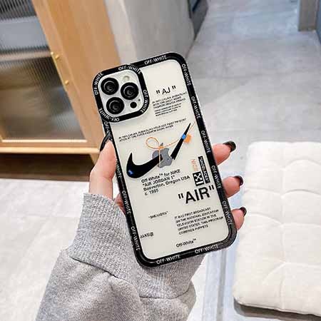 アイフォーン12 pro/12pro maxナイキロゴ付き保護ケース