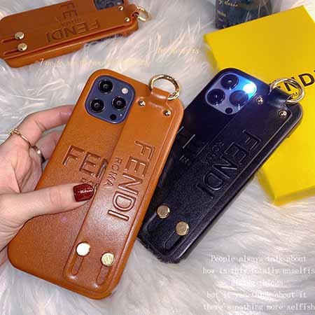 アイフォン 11 ケース fendi 手首ストラップ付き