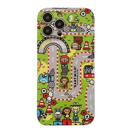 iPhone xs A BATHING APE ブランド字母プリント カバー