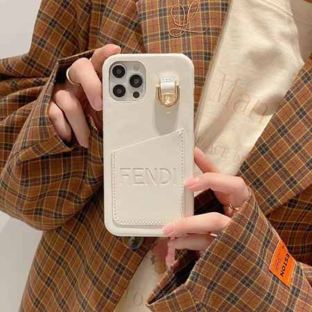 レザー スマホケース fendi iphone12promax/12 mini	