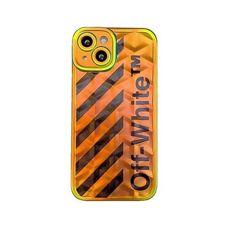 Off White カバー iPhone 13 mini レーザー