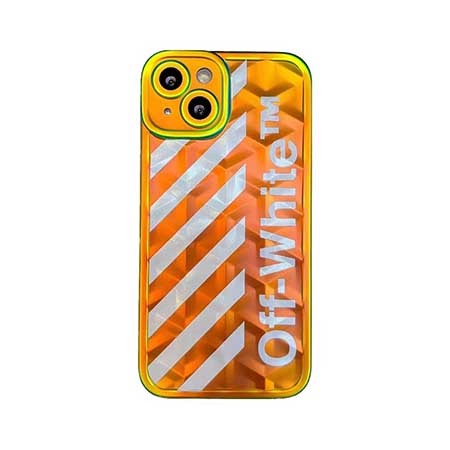 Off White カバー iPhone 13 mini レーザー