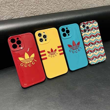 iphonexsロゴ付きスマホケースgucci