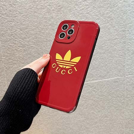 iphonexsロゴ付きスマホケースgucci