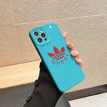 iphonexsロゴ付きスマホケースgucci