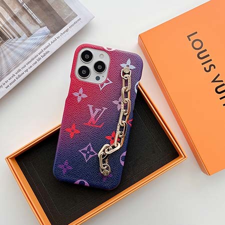 イビトンiphone14plus ケース 手首ストラップ付き