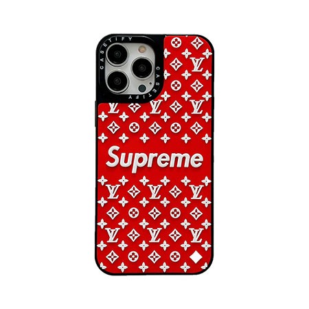 Supremeiphone12promax/12エンボススマホケース