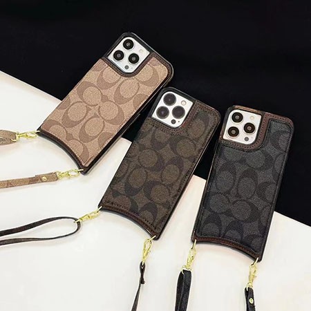 coach 携帯ケース ストラップ iPhone 14promax