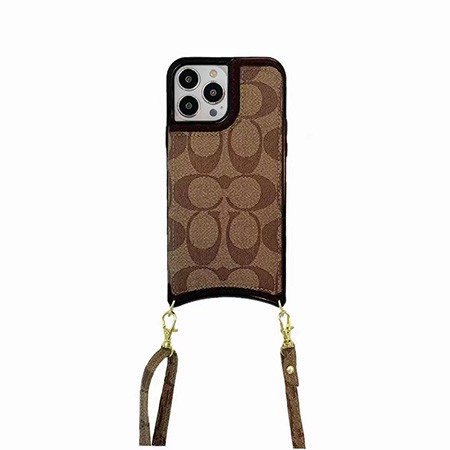 coach 携帯ケース ストラップ iPhone 14promax