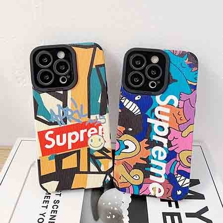 iPhone 14max ケース Supreme ブランド字母プリント