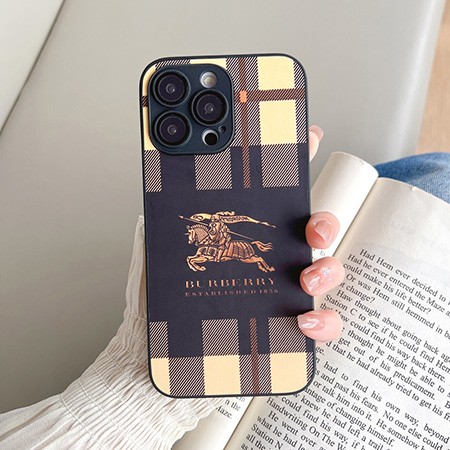 PC burberry風 携帯ケース アイフォン 15pro