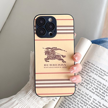 PC burberry風 携帯ケース アイフォン 15pro