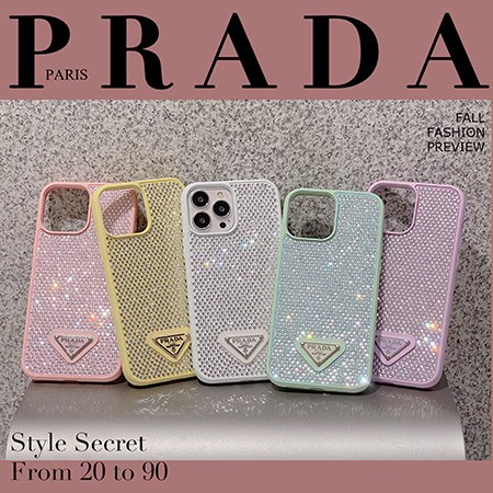 個性 ブランド スマホケース iphone 14pro max prada風 