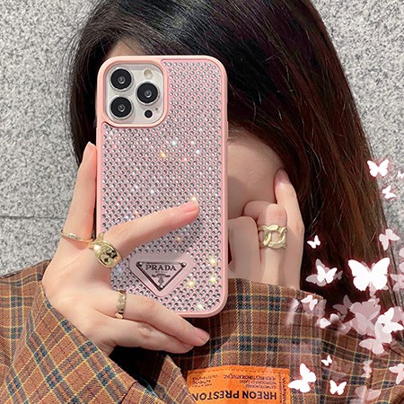 個性 ブランド スマホケース iphone 14pro max prada風