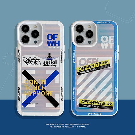 iphone13 pro max/13proカバーレーザーOff White