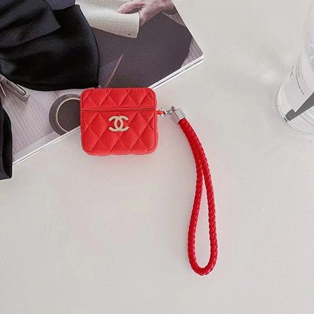  Airpods ケース ストラップ付きChanel