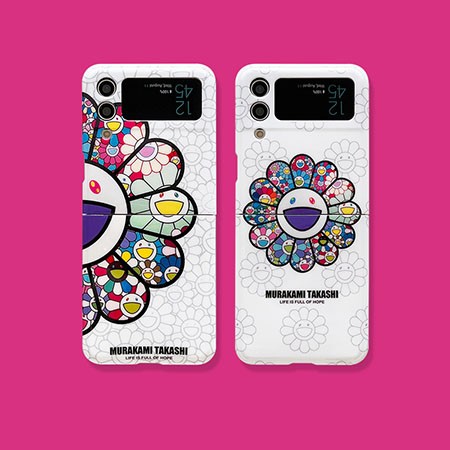 GalaxyZFlip3 新作 携帯ケース Murakami Sunflower