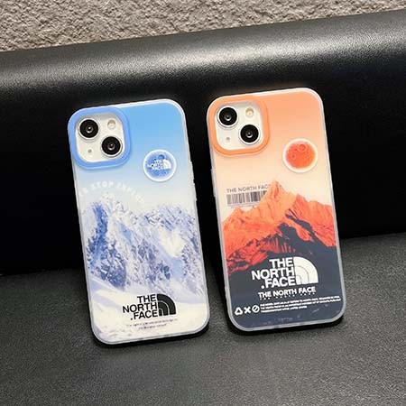 iphone14 max つや消し THE NORTH FACE 保護ケース