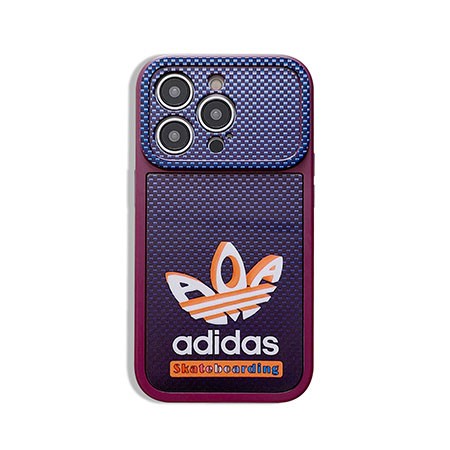 ロゴ付きAdidasスマホケースiPhone 14 pro max/14pro