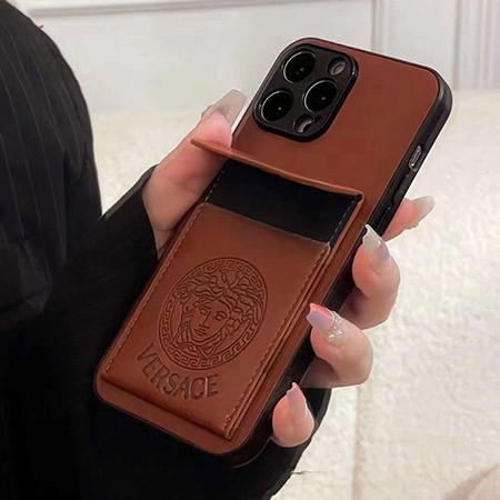 スタンド機能 Versace iPhone 15 15pro ケース