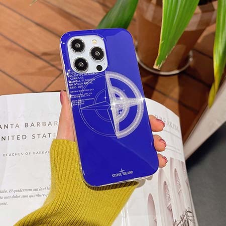 ブランド スマホケース アイフォン15プラス ストーンアイランド