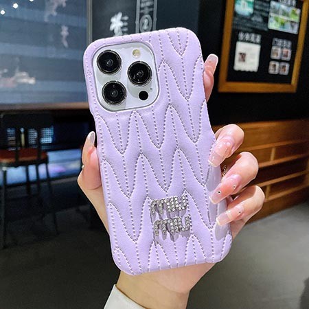 ブランド ミュウミュウ miumiu iphone14 カバー