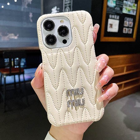 ブランド ミュウミュウ miumiu iphone14 カバー