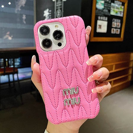 ブランド ミュウミュウ miumiu iphone14 カバー