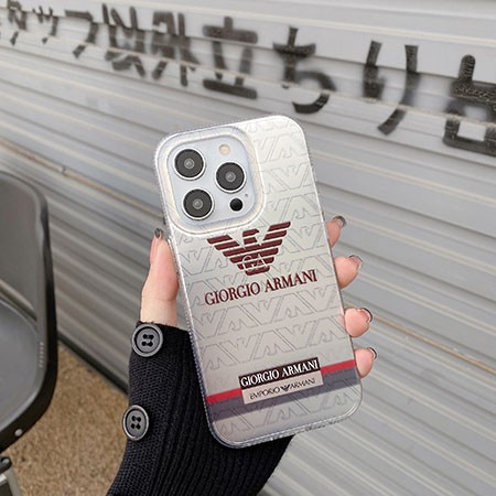 アイフォン14 armani風 スマホケース