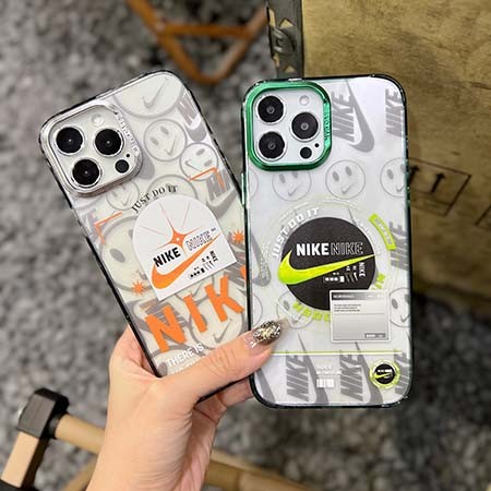 nike iphone15携帯ケース半透明