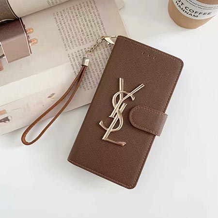 ysl 皮製iphone15スマホケース手帳型