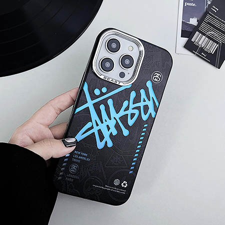 stussy iphone15 proカバー 電気メッキ