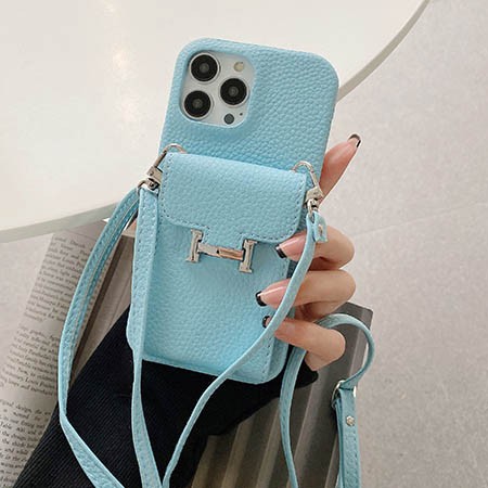 hermes 皮製 iphone15スマホケースショルダー,