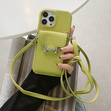 hermes 皮製 iphone15スマホケースショルダー,