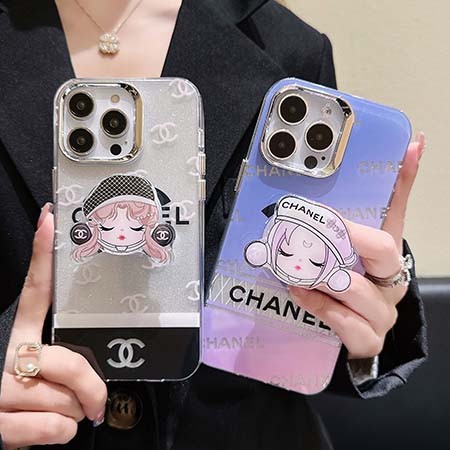 iphone 15 カバーchanel風