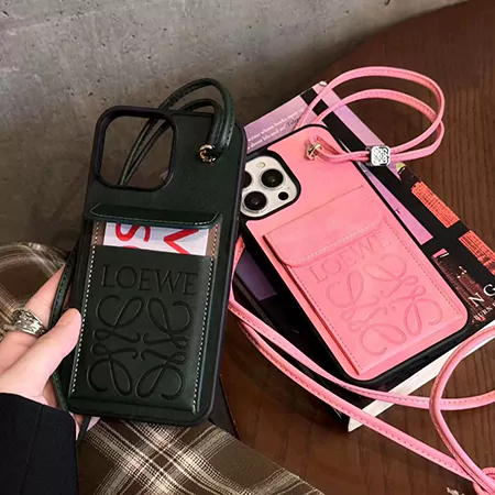 iphone17アイフォーン 16プロ ケース ビジネス風 loewe